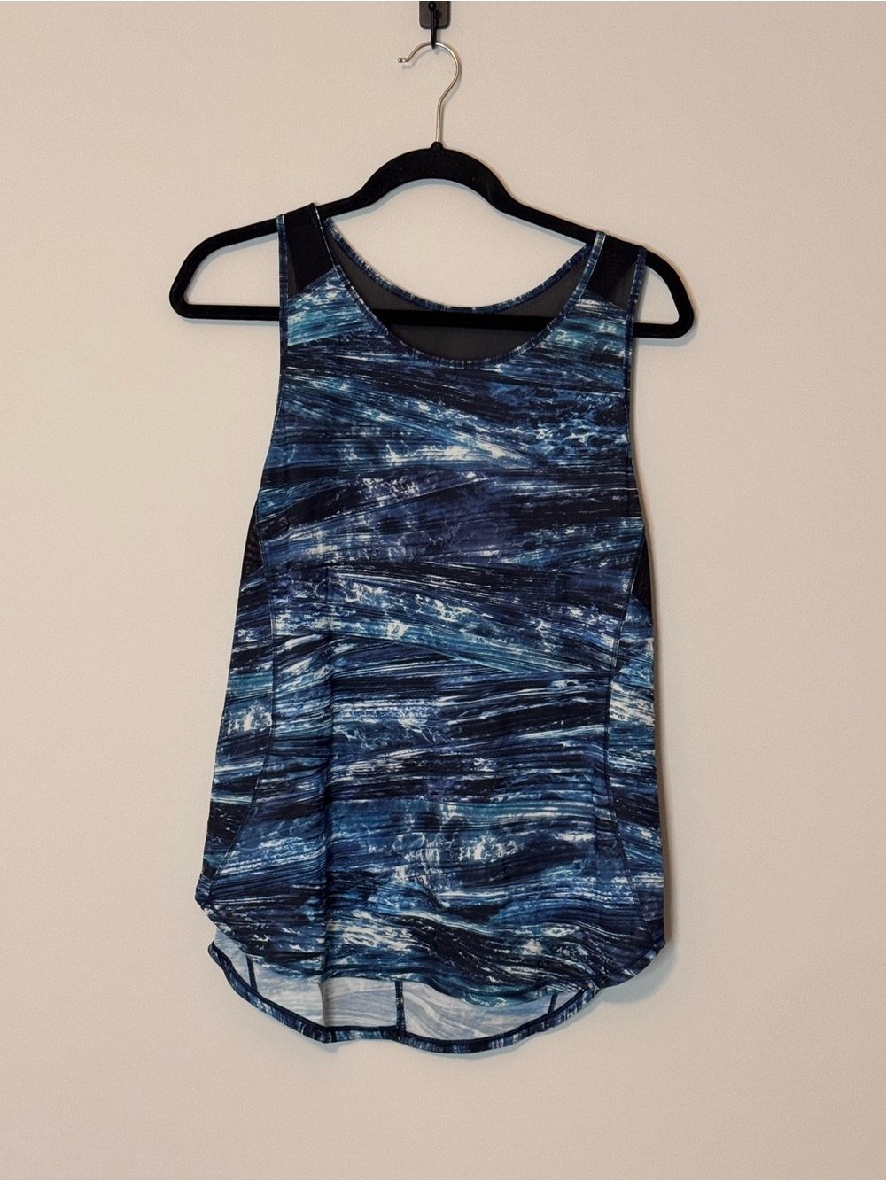 Lululemon Sculpt Tank Seven Wonders Multi Hero Blue Large 10/12